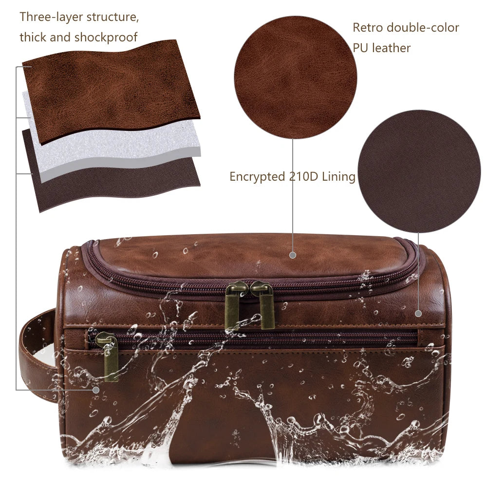 Leather Toiletry Bag