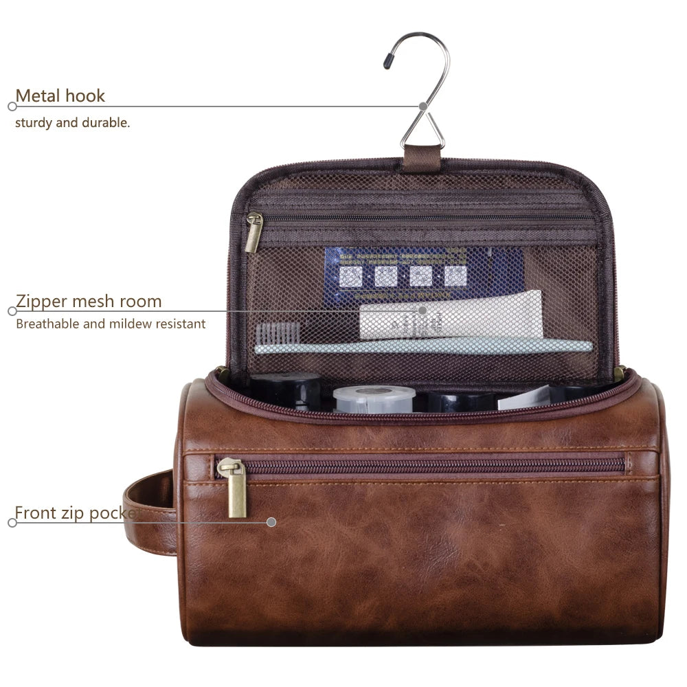 Leather Toiletry Bag